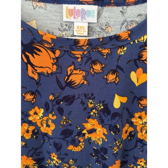 LuLaRoe Womens Dress Size XXS Julia Multi-Color  Floral Dress - Picture 2 of 5